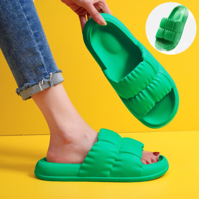Damen Hausschuhe Bad Hausschuhe weiche Sohle Pantoletten Sommer Strandschuhe