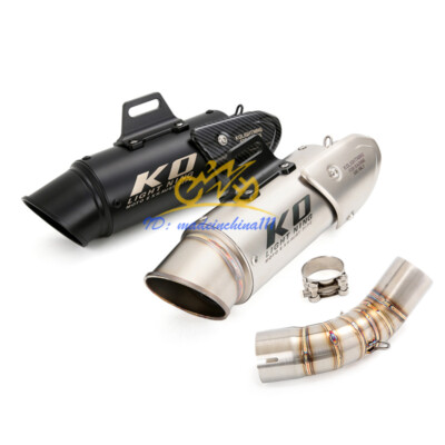 For Kawasaki Z900 Exhaust System Set Mid Pipe 51mm Muffler DB Killer Escape