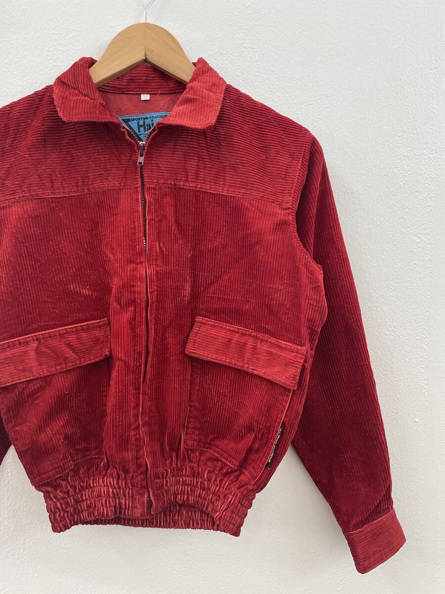 VINTAGE 80s ISSEY MIYAKE HAI SPORTING GEAR CORDUROY BOMBER VINTAGE 80s ISSEY MIYAKE HAI SPORTING GEAR CORDUROY BOMBER