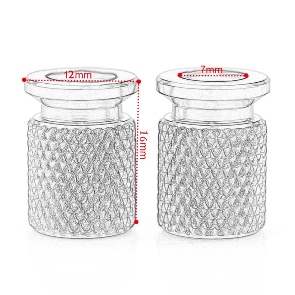 Cubierta de tapones de válvula de neumático de motocicleta CNC para HONDA CB750 CBR400R CB500X/F CL500 Foto 4 de 4