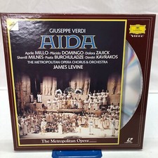 GIUSEPPE VERDI AIDA THE METROPOLITAN OPERA APRILE MILLO 2 LASERDISC 3 SIDES 1991