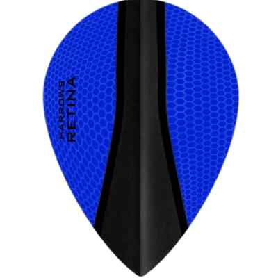 Harrows Retina X Dart Flights Pear blau Flight Dartflights Dartflight Dartflügel