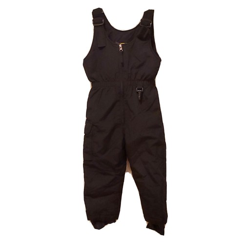 Snozu Black Snowsuit Toddler 3T Zutech Climate Gear Zip Front Adj. Straps VGUC