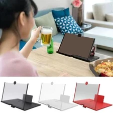 CellPhone Screen Magnifier Video Amplifier Stand Bracket Phone Screen Magn D2P3