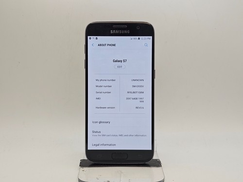 Samsung Galaxy S7 - 32GB - Black - (SM-G930V) Unlocked