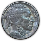 1923-S Weak Strike Buffalo Nickel Almost Uncirculated AU Coin, Details #18924