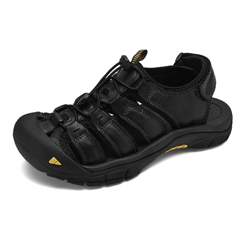 PANTOFOLA D’ORO Sandali uomo vera pelle traspiranti scarpe casual ciabatte spiaggia outdoor