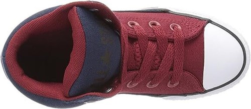 Converse Chuck Taylor All Star High Street High-Top Obsidian Navy/Red Shoes Kids - Picture 3 of 9
