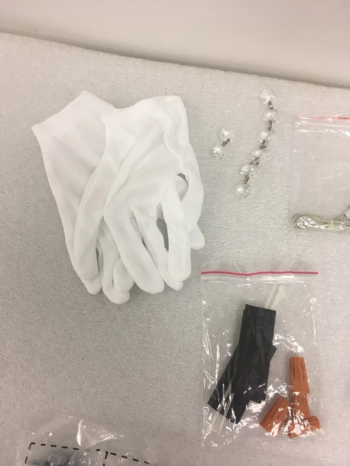 Elegante Iluminación 1281D-R-R-LP/RC Mini Lámpara de araña de 8 pulgadas de alto 1 luz, aleta cromada Foto 4 de 4