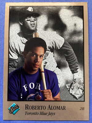 1992 Leaf Studio Roberto Alomar Toronto Blue Jays Baseball Card #13