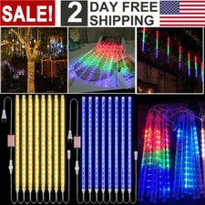 8Tube 288LED Shower Falling Rain Lights Tree Lamp Garden String Light Xmas Decor