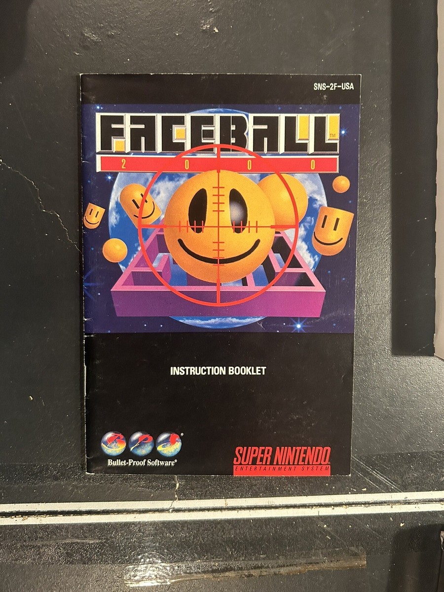 Faceball 2000 (Super Nintendo Entertainment System, 1992
