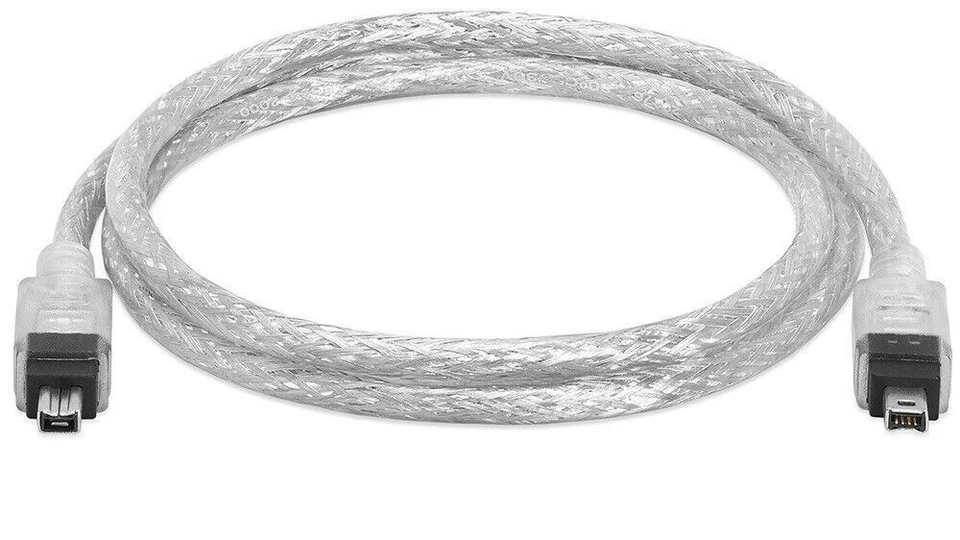 2m FireWire 4 Pin to 4 Pin Cable IEEE1394 4P-4P Male-Male up to 400Mbps - Image 2 of 4