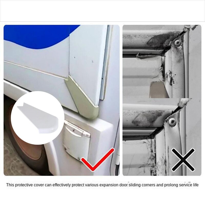 5.6" RV Slide Out Corner Cover Trim Protector For Camper Trailer UV