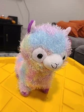 Peek-A-Boo Toys Llama Rainbow Stuffed Animal Plush 12” Alpaca Soft
