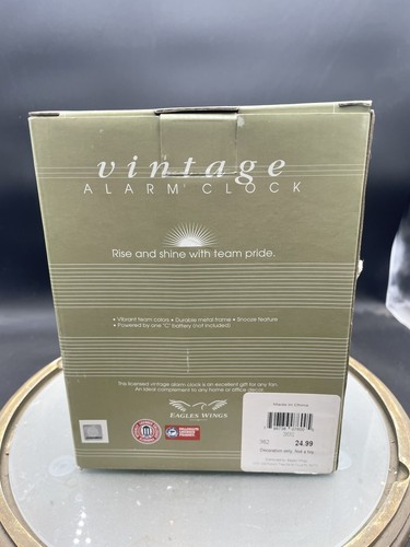 Ohio State Buckeyes Vintage Alarm Clock by Eagles Wings-NIB - Picture 3 of 3