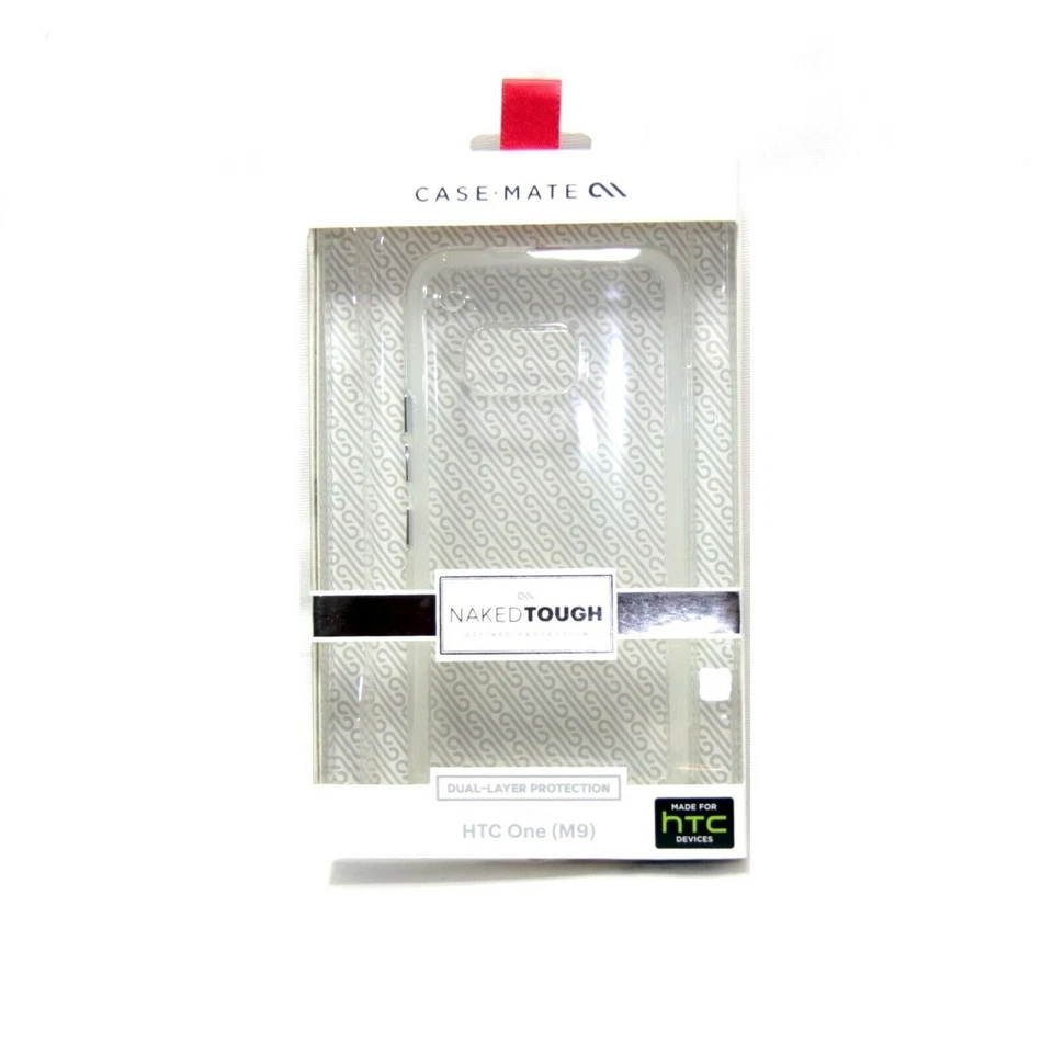 CASE-MATE CASE FOR HTC ONE M9 NAKED TOUGH ANTI SCRATCH SLIM CLEAR NEW CM032367 - Image 2 of 3