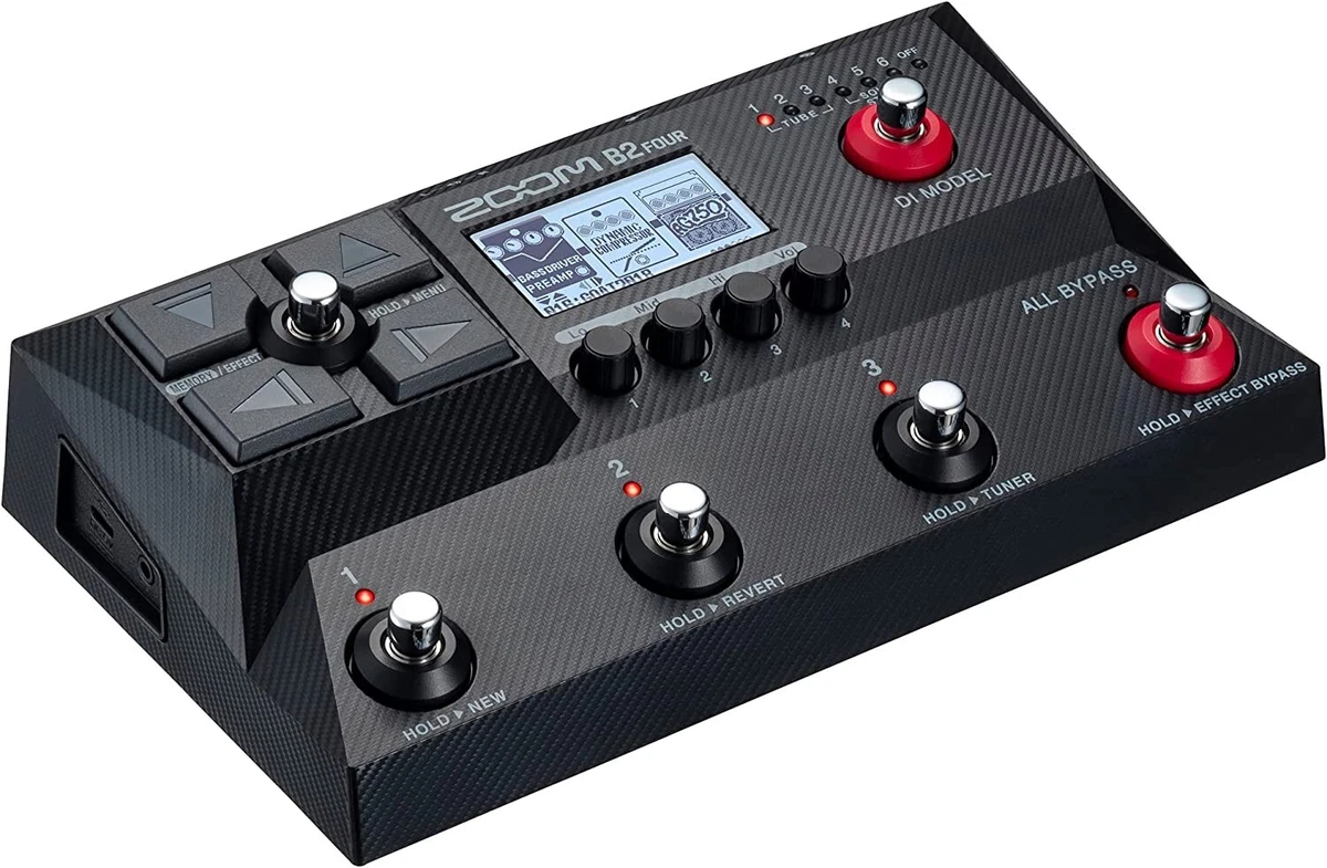 ZOOM B2 FOUR amplifier Amp Emulator Multi-Effector for Electric