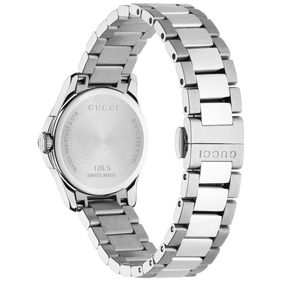 Reloj suizo para mujer Gucci G-Timeless YA126551 de acero inoxidable Foto 2 de 4