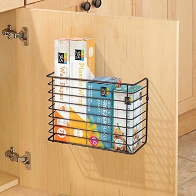 Over Cabinet Door Rack Kitchen Cupboard Metal Organiser Hanging