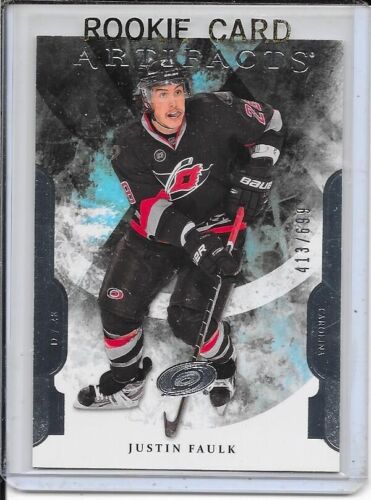 2011-12 Upper Deck Artifacts Justin Faulk Rookie # 206 #d/699 - Picture 1 of 2