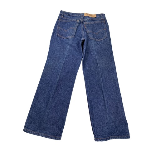 1970's 918 Levi's Boys Blue Jeans 26W x 23.5 L Orange Tab Classic Fit - Picture 2 of 11