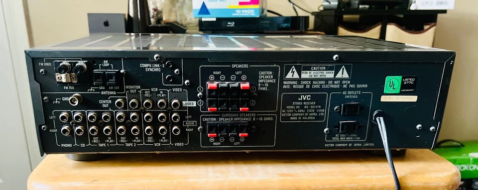 JVC RX- 507V Silver Digital 7.1 Surround System Receiver Amplifier tested WORKS - Image 4 of 4