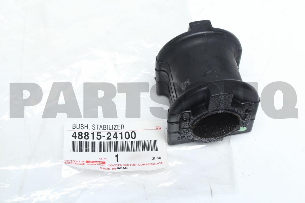 4881524100 Genuine Toyota BUSH, FRONT STABILIZER BAR, RH/LH 48815-24100 4881524100 Genuine Toyota BUSH, FRONT STABILIZER BAR, RH/LH 48815-24100