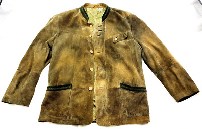 Janker Jacke Hirschleder Zeiler Trachten Luxus-Leder-Janker