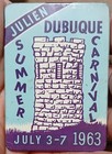 Dubuque Iowa Julien Grave Pin pinback Vintage 1963 lead miner key city founder — photo 3