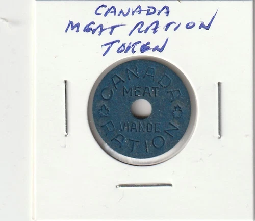 Canada WWII Meat Ration Token