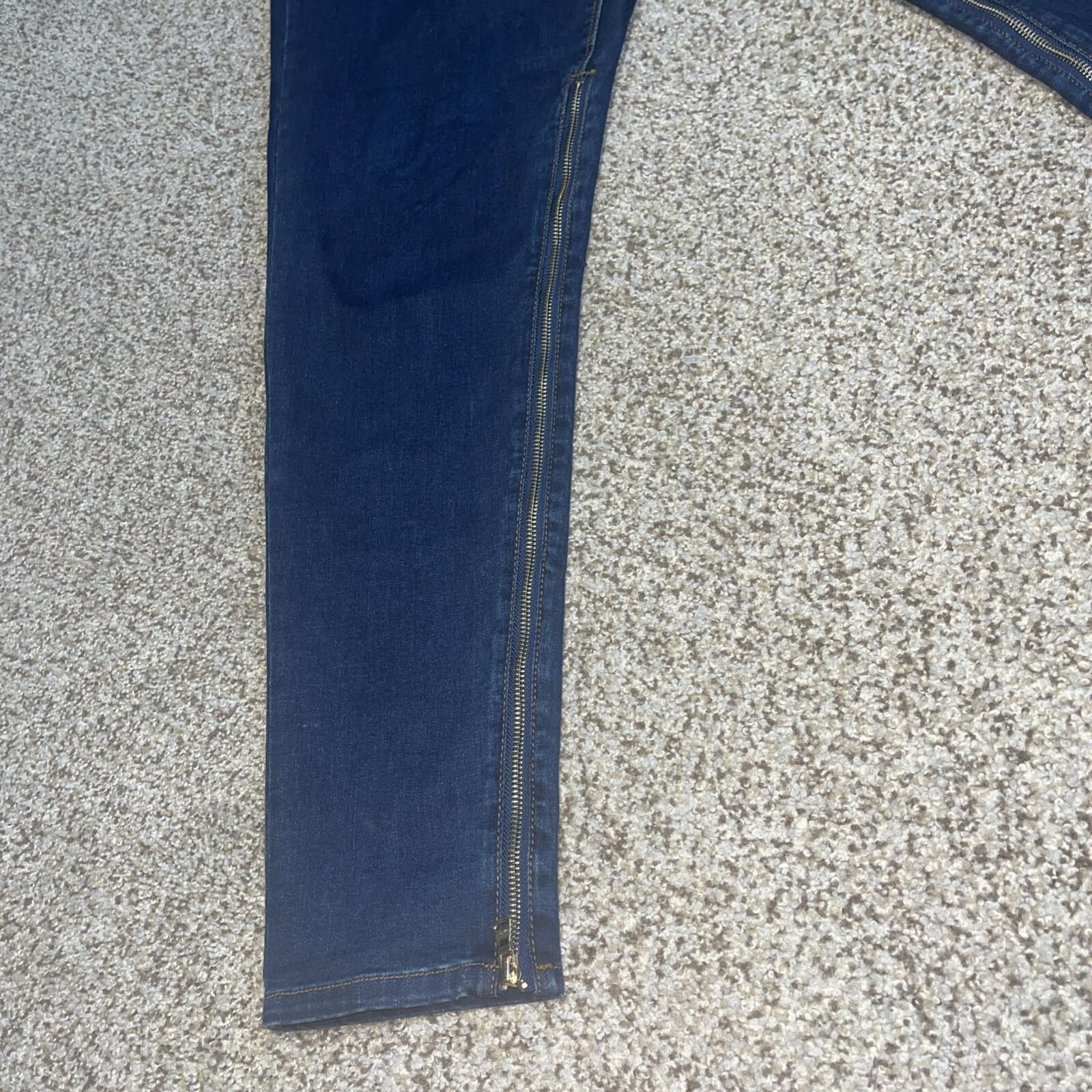 La La Anthony Women's Power Zip High Rise Skinny Jeans Blue Size 22 (36x32) - View 2