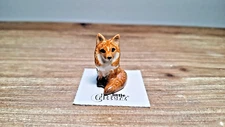 LITTLE CRITTERZ Red Fox Sitting "Brush" Miniature Figurine New FREE SHIP LC954