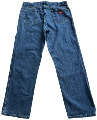 Vintage Dickies Jeans Mens 38 x 32 Deep Blue Classic Work