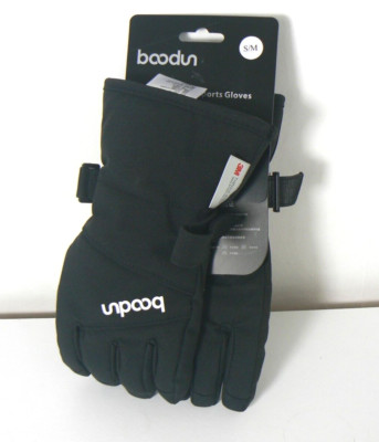 Brandneu mit Etikett Boodun Profi Sporthandschuhe Größe S/M 3M Thinsulat schwarz