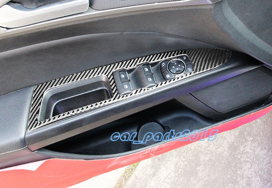 Real Carbon Fiber Car Interior Kit Cover Trim For Ford Fusion Mondeo