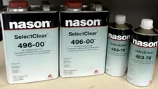 NASON SelectClear 496-00 activator 483-78 Urethane Spot Clear Transparent 2 Kits