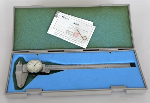 Mitutoyo 505-644-50 Shock Proof 8" Dial Caliper .001"