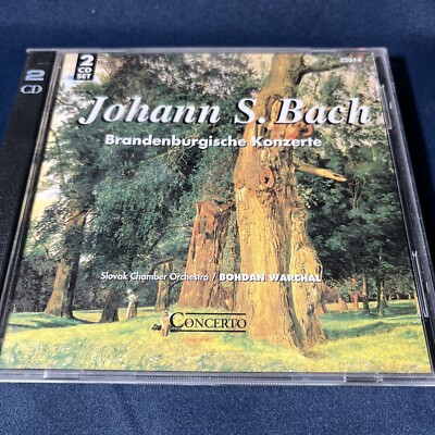 Bach - Brandenburgische Konzerte - Slovak Chamber Orchestra -2 CDs Sehr Gut @423