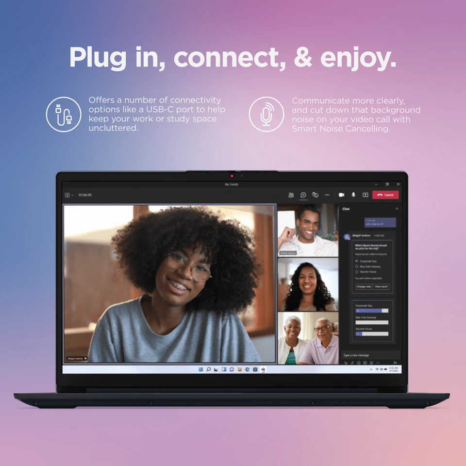 2024 Lenovo IdeaPad Laptop 15.6" FHD 10-Core Intel i5 24GB RAM 1TB SSD MS Office - Image 4 of 4