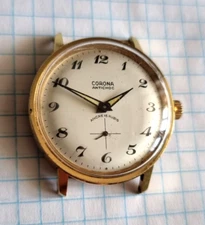 Vintage wristwatch Corona antichoc ancre 15 rubis