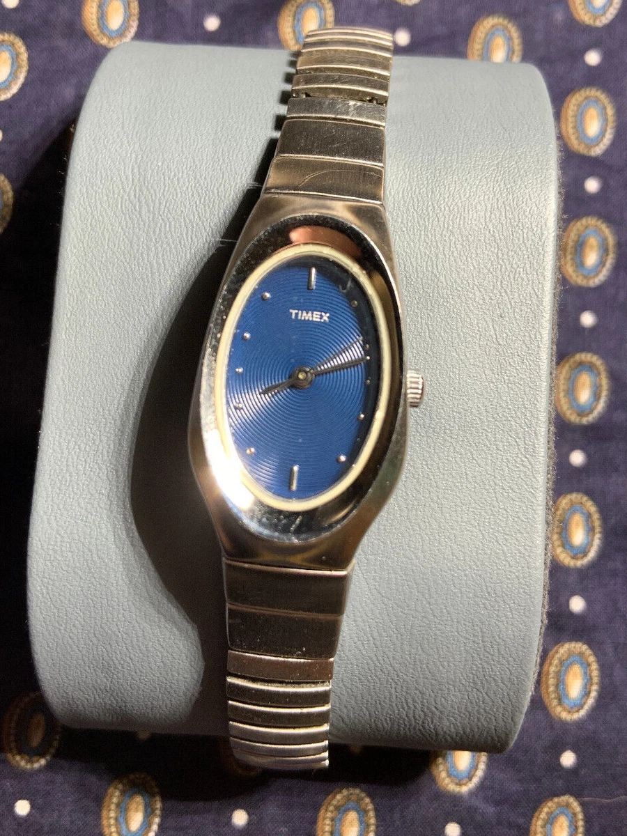Timex watches women's cheap blue dial