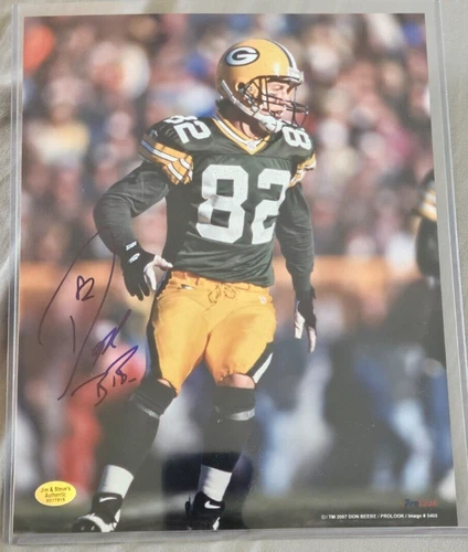 Don Beebe Signed Autographed 8x10 COA TPA Guaranteed Green Bay Packers Bills