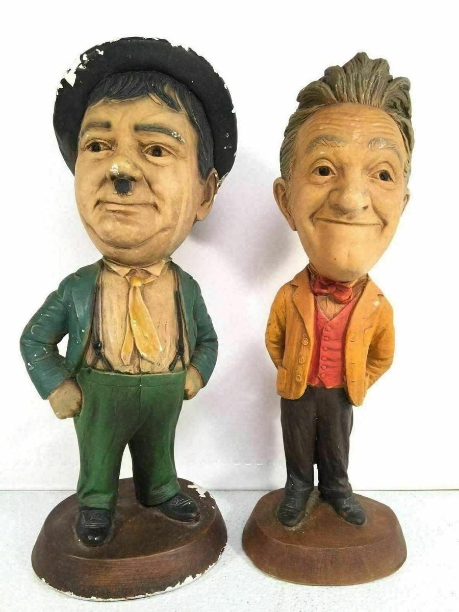 Esco Productions Vintage Stan Laurel Oliver Hardy Chalkware