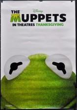 THE MUPPETS 2011 ORIG 47X68 KIOSK/BUS SHELTER MOVIE POSTER AMY ADAMS JASON SEGEL