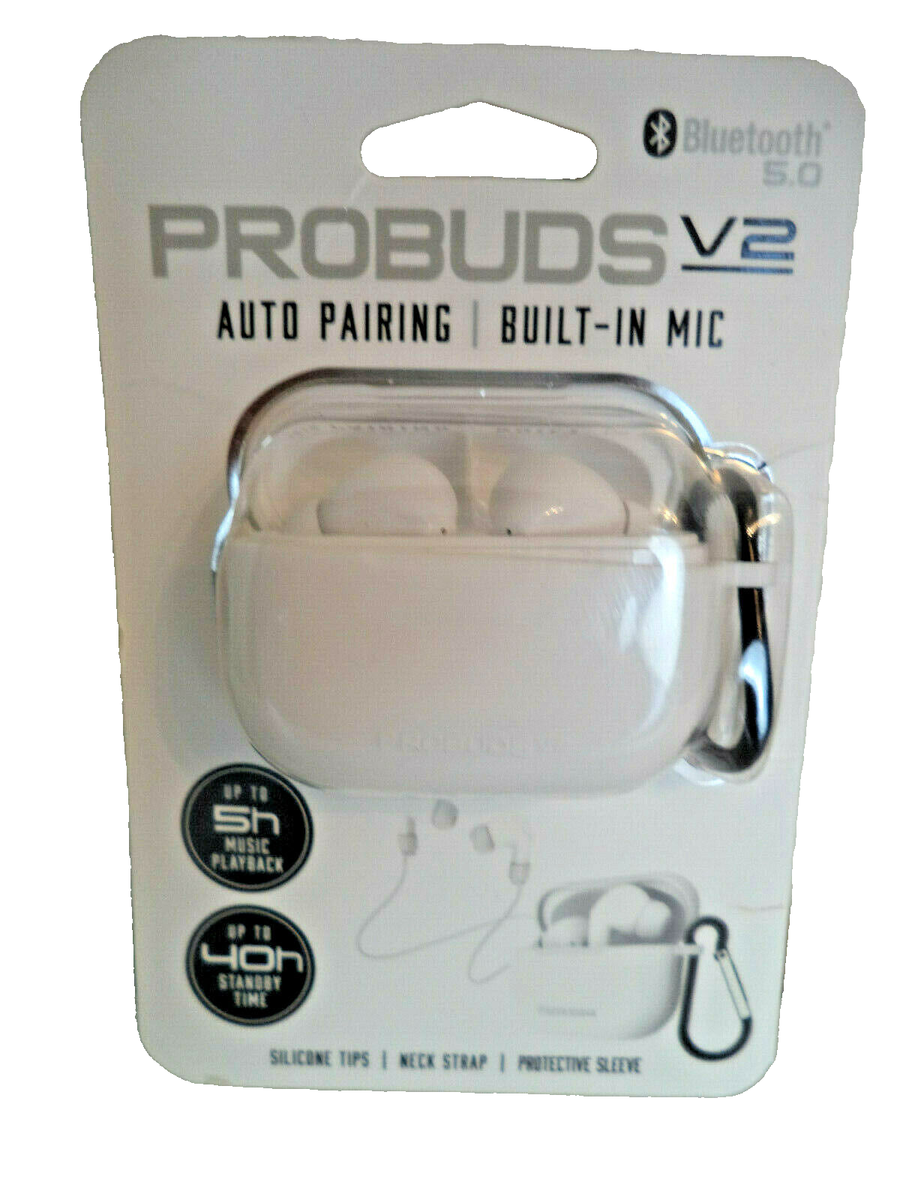 Airpods Probuds Wireless Earbuds White Tzumi Probuds Probuds V2