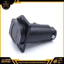 7 Pin Round Trailer Plug 7 Way Socket Adapter Wiring Connector 12V 1*