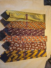 Jos A Banks Corporate Collection, Mens Silk Ties. Lot Of 6