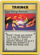 Super Energy Removal 79/102 Rare Base Set Unlimited Pokemon Lightly Played