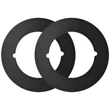 Reinforcement Plate for Door Knobs and Deadbolts in Matte Black Finish